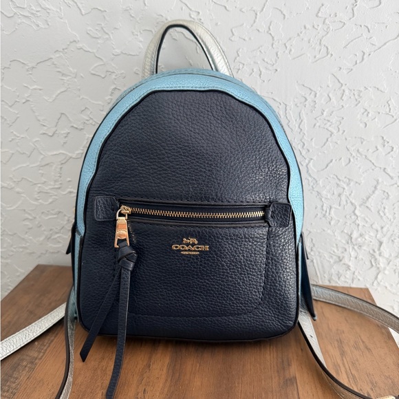 coach blue backpack West With Baseball Print Deep Multi CAX47 the Coach Charter Backpack not only meets your daily needs but also makes a statement Coach Jordyn Leather Backpack —
